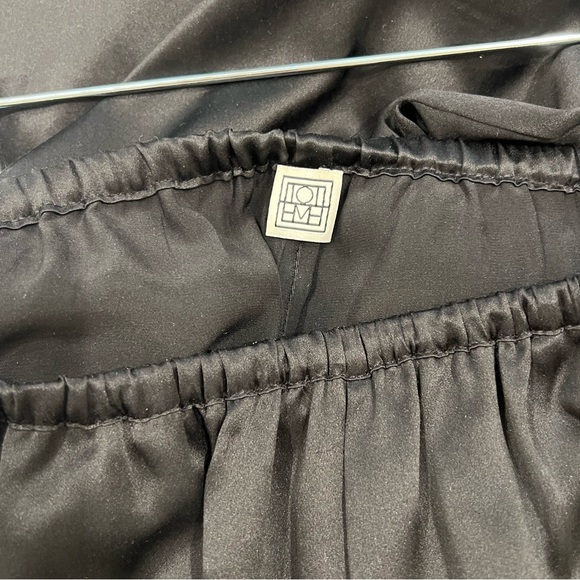 Toteme Black Silk Pants - Picture 2 of 4